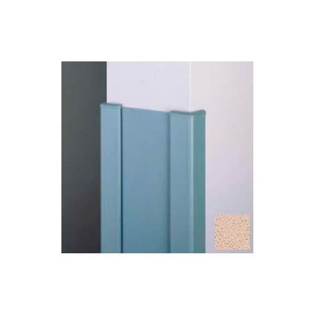 Pawling Surface Mounted End Wall 90Deg Corners, 2'' Wings, 8'H W/Caps, 6"W, Mojave Sand, Aluminum CG-11-8-379